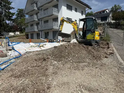 Terrassement — Travail du terrain et préparation des zones à aménager.